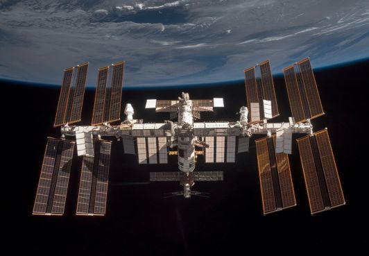 North Barchant conducted a radio communication session with the ISS